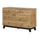 Bellami 6-drawer Double Dresser, Nordik Oak