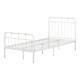 Cotton Candy Metal Complete Bed -twin-pure White-south Shore