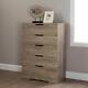 Holland 5-drawer Chest, Weathered Oak