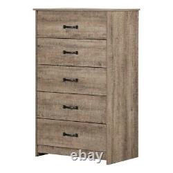 New chest of drawers wood 5 drawers