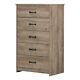 New Chest Of Drawers Wood 5 Drawers