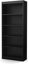 South Shore Axess 5-shelf Bookcase Black
