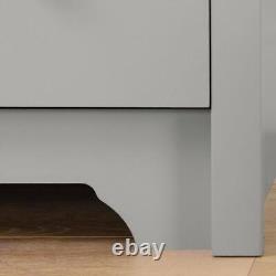 South Shore Dressers 6-Large Drawers Transitional Particle Board in Soft Gray