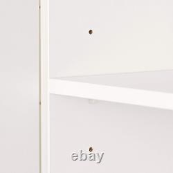 South Shore Farnel 2-Door Storage Cabinet-Pure White, Tall with 4