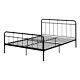 South Shore Fernley Metal Complete Bed Full Pure Black