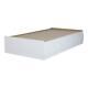South Shore Furniture 39 Fusion Mates Bed With 3 Drawers, Twin, Pure White