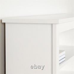 South Shore Gramercy Storage Bed and Bookcase Headboard Set Twin Pure White