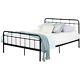 South Shore Gravity Queen Metal Spindle Bed In Black