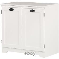 South Shore Harma Engineered Wood 2-Door Storage Cabinet in Pure White