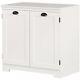 South Shore Harma Engineered Wood 2-door Storage Cabinet In Pure White