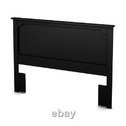 South Shore Headboard 65 x 46.25 Queen Non-upholstered Particle Board Black