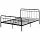 South Shore Holland Queen Metal Spindle Bed In Black