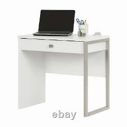 South Shore Interface Desk with 1 Drawer, White
