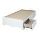 South Shore Kids Bed Crystal Twin Storage Bed Natural White Solid Wood Classic