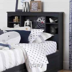 South Shore Kids Headboards Twin Boys Freestanding Particle Board in Blueberry