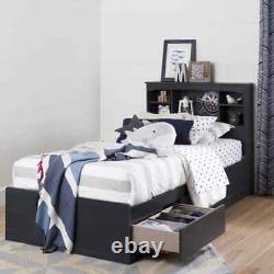 South Shore Kids Headboards Twin Boys Freestanding Particle Board in Blueberry