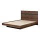 South Shore Platform Bed Headboard+particle Board+composite Frame Brown (queen)
