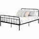 South Shore Plenny Queen Metal Spindle Bed In Black