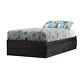 South Shore Popular Mates Bed Gray Oak Gray Twin With 3 Drawers