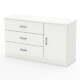 South Shore Smart Basics 3-drawer Dresser With Door, Multiple Color