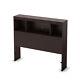 South Shore Spark Bookcase Headboard Chocolate Brown Twin