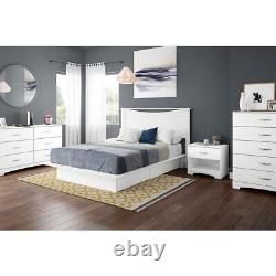 South Shore Step One 6-Drawer Double Dresser 31.25H X51.25W In Pure White