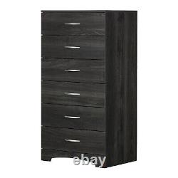 South Shore Step One 6-Drawer Tall Lingerie Chest Rustic Style