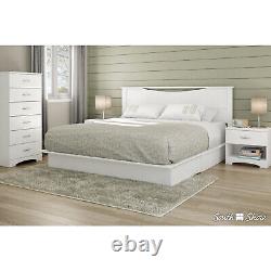 South Shore Step One Platform Bed With Drawers Full/queen Gray Oak
