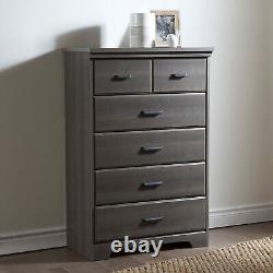 South Shore Versa Collection 5-Drawer Dresser, Gray Maple with