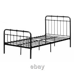 South Shore Versa Metal Complete Bed in Black