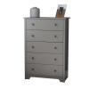 South Shore Vito 5-drawer Chest In Soft Gray
