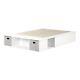 South Shore Vito Storage Bed With Baskets Queen Pure White